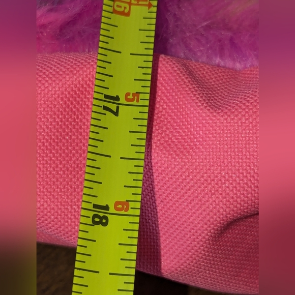 LLAMA Faux Fur Kids Backpack NWT - Picture 7 of 14